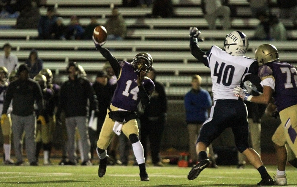 Class 6 District 1 Quarterfinal Football - SLUH at CBC